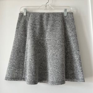 LOFT Light Grey A-Line Mini Skirt - Size SP